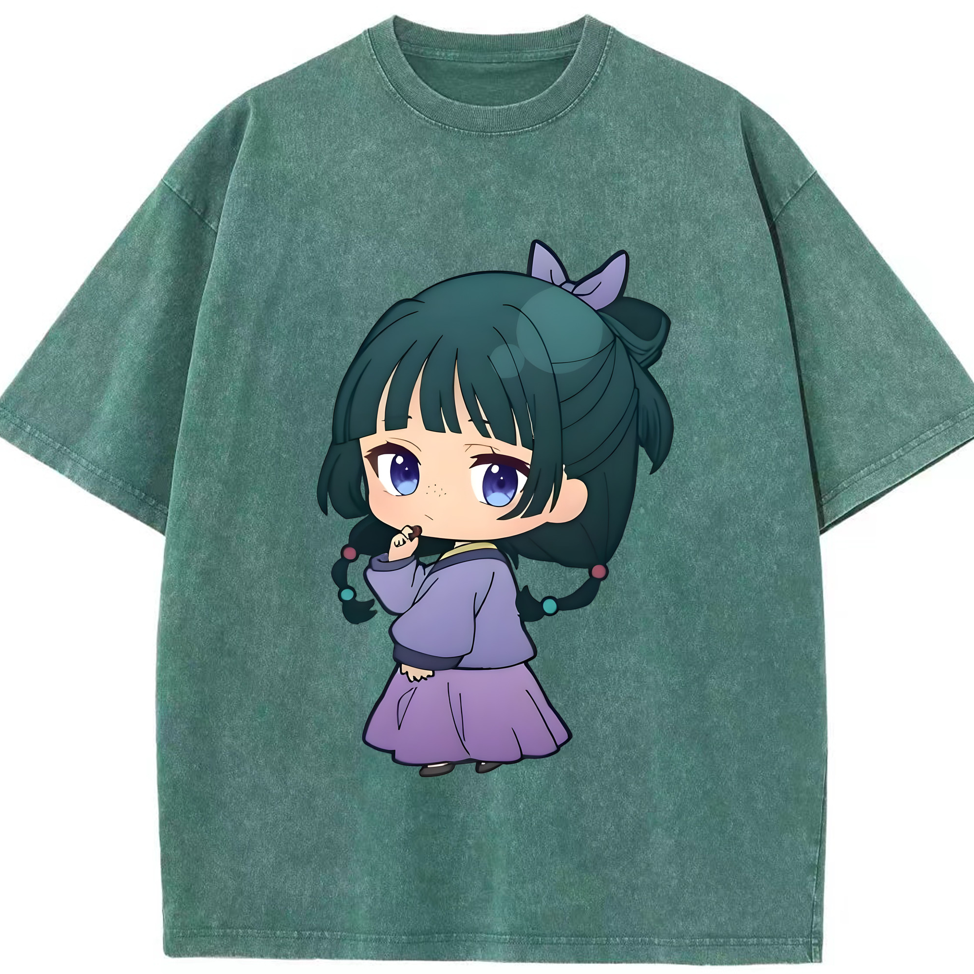 （画像用） 薬屋のひとりごと The Apothecary Diaries 綿100% ヴィンテージ風 半袖Tシャツ（フロントプリント）